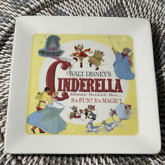 Disney Other - Vintage Disney Cinderella Deceptive Plate